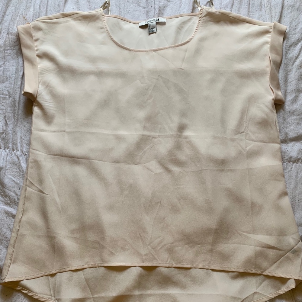 Forever 21 blush pink blouse